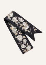 Load image into Gallery viewer, PF25 SCARF 07 BLACK PRINT
