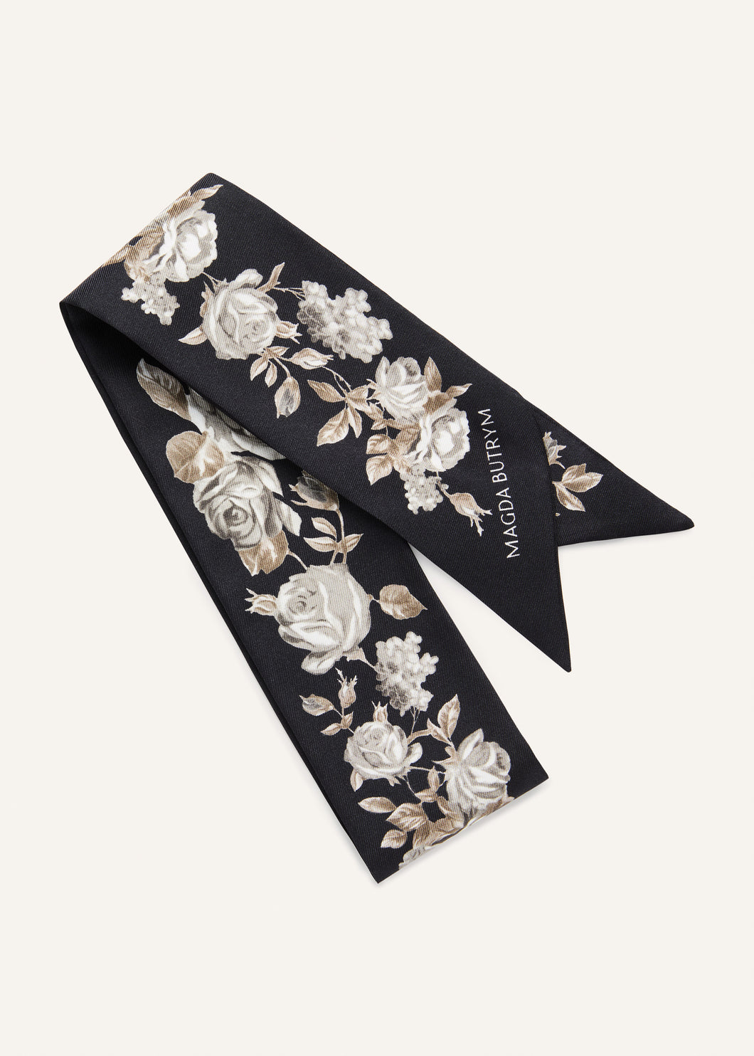 PF25 SCARF 07 BLACK PRINT