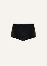 Load image into Gallery viewer, Lace-detail underwear shorts in black
