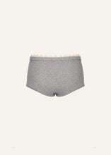Load image into Gallery viewer, Lace-detail underwear shorts in grey
