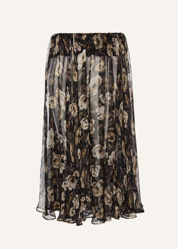 PF25 SKIRT 01 BLACK PRINT