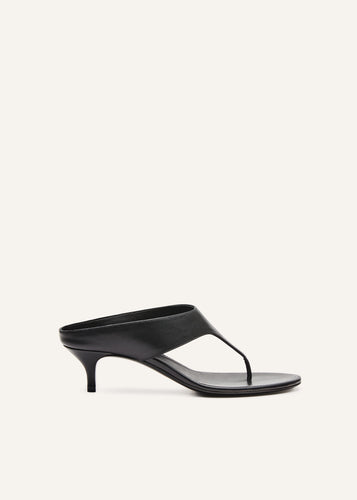 PF25 THONG HEEL SANDALS BLACK
