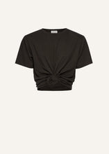 Load image into Gallery viewer, Knotted t-shirt in grey

