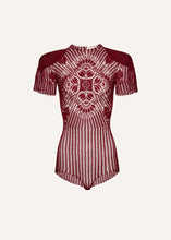 Load image into Gallery viewer, RE25 CROCHET 03 BODYSUIT BORDEAUX
