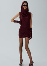 Load image into Gallery viewer, RE25 DRESS 13 BORDEAUX
