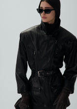 Load image into Gallery viewer, RE25 LEATHER 07 JACKET BLACK
