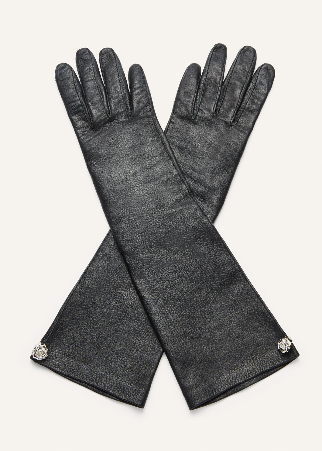 RE25 LEATHER 19 GLOVES BLACK