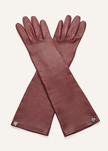 RE25 LEATHER 19 GLOVES BORDEAUX