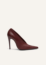 Load image into Gallery viewer, RE25 PUMPS LEATHER BURGUNDY
