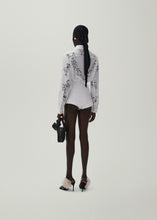 Load image into Gallery viewer, Classic cotton button up shirt in white lace
