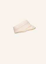 Load image into Gallery viewer, SS25 CROCHET 07 HAT CREAM
