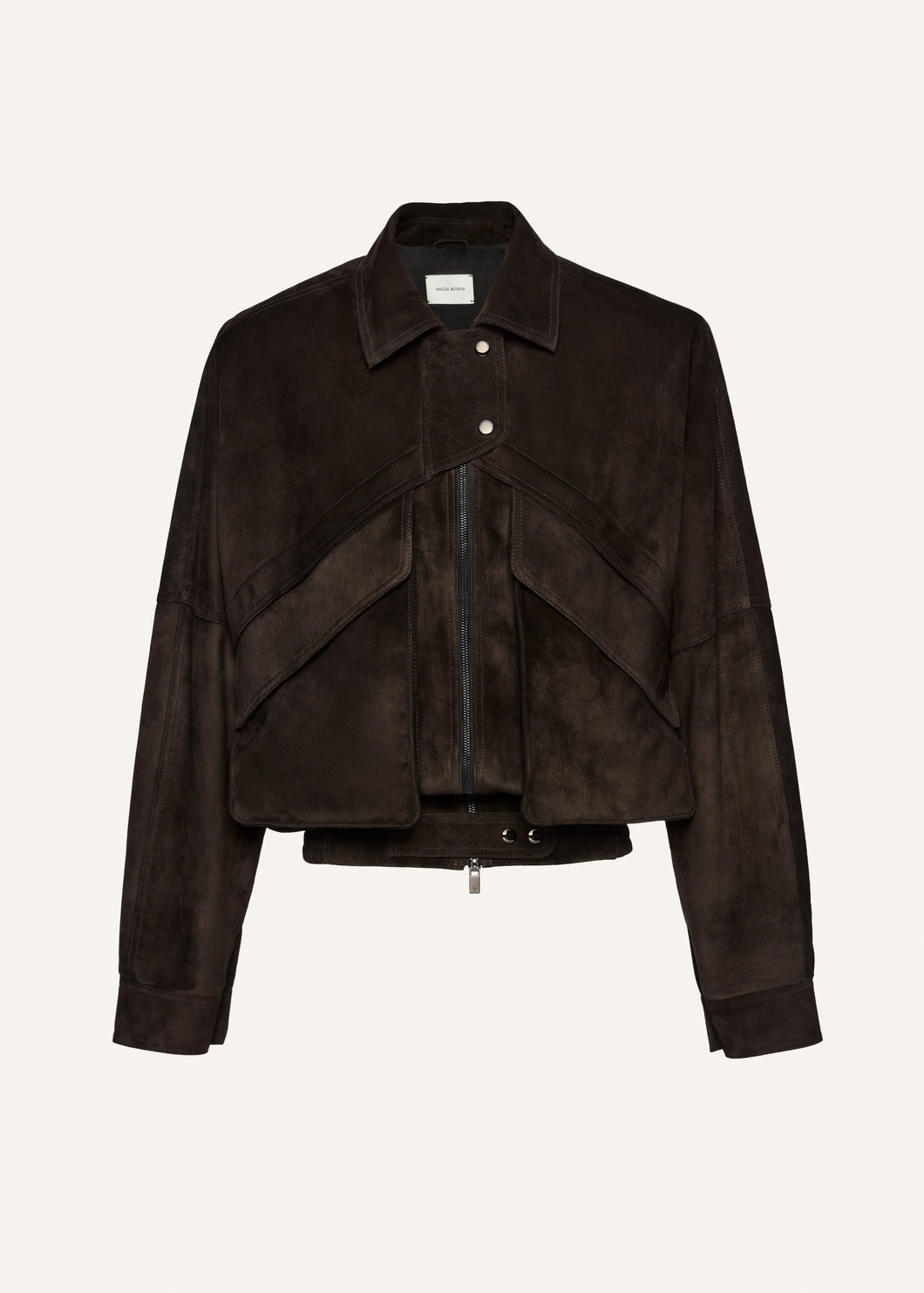 SS25 LEATHER 10 JACKET BROWN SUEDE