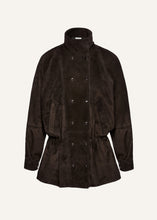 Load image into Gallery viewer, SS25 LEATHER 13 JACKET BROWN SUEDE

