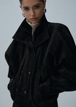 Load image into Gallery viewer, SS25 LEATHER 13 JACKET BROWN SUEDE
