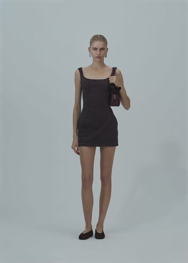 PF25 DENIM 05 DRESS BROWN