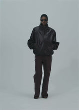 Load and play video in Gallery viewer, PF25 LEATHER 08 JACKET BURGUNDY
