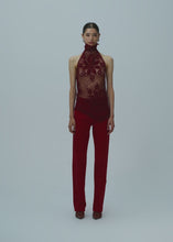 Load and play video in Gallery viewer, SS25 CROCHET 02 TOP BORDEAUX
