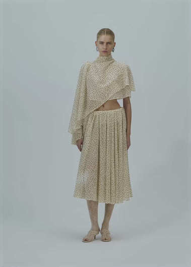 PF25 SKIRT 01 CREAM DOTS