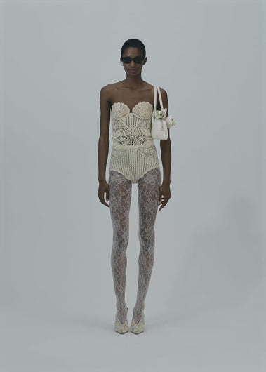 PF25 CROCHET 01 BODYSUIT CREAM