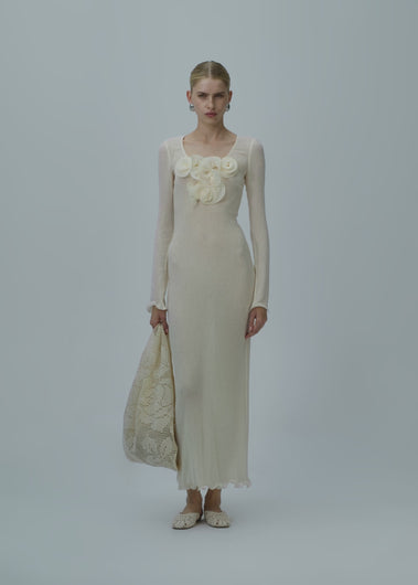 SS25 DRESS 02 BEACH CREAM