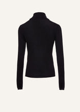 Load image into Gallery viewer, Cashmere turtleneck in black
